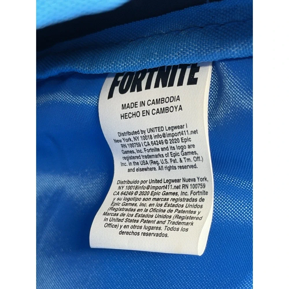 Fortnite Amplify Sling Pack Black Embroidered Loot Llama Logo Carry Bag